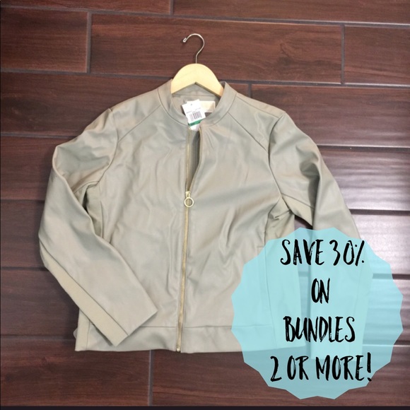 Michael Kors Jackets & Blazers - ➖FINAL REDUCTION➖Michael Kors Faux Leather Jacket